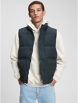 puffer vest gap