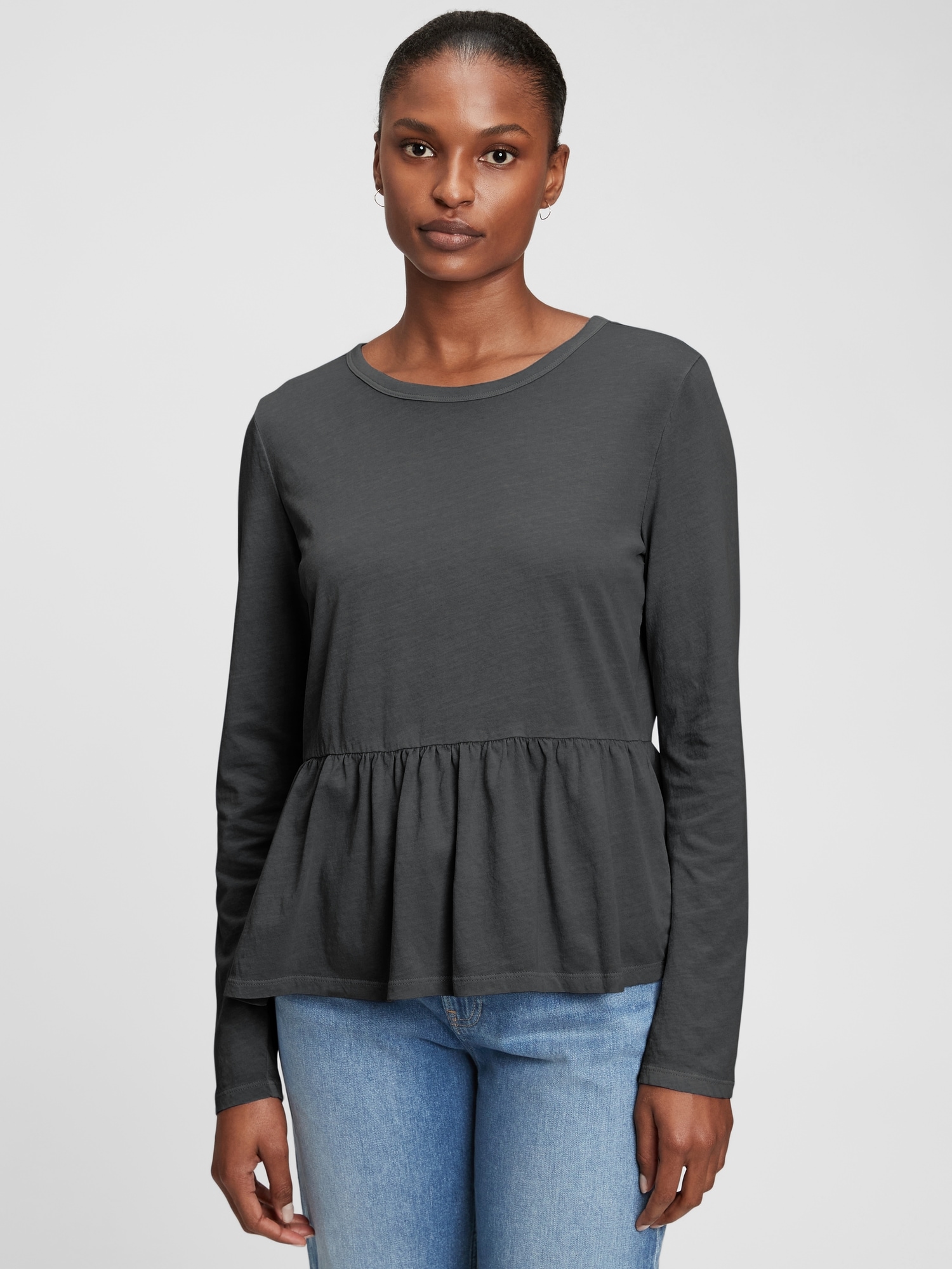 Peplum t outlet shirt