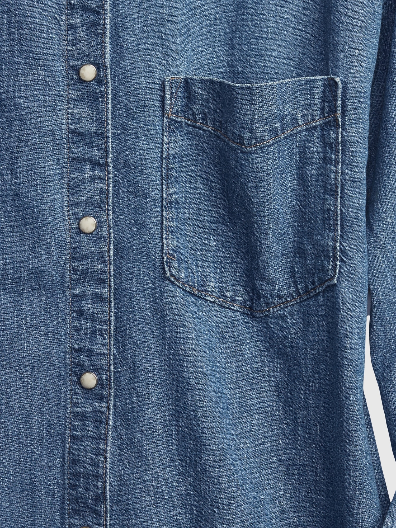 Teen Oversized Denim Shirt | Gap