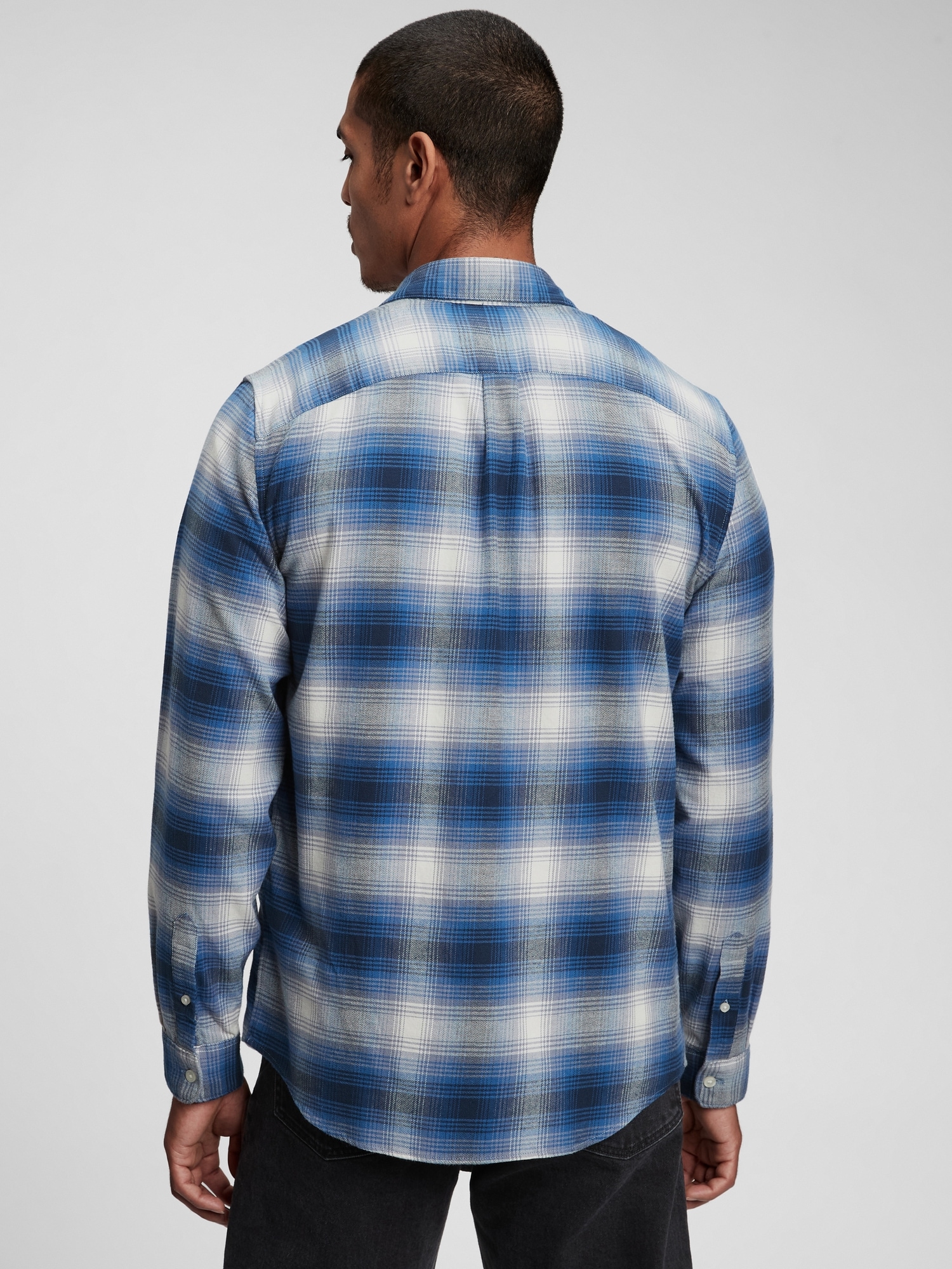 Brushed Flannel Shirt | Gap