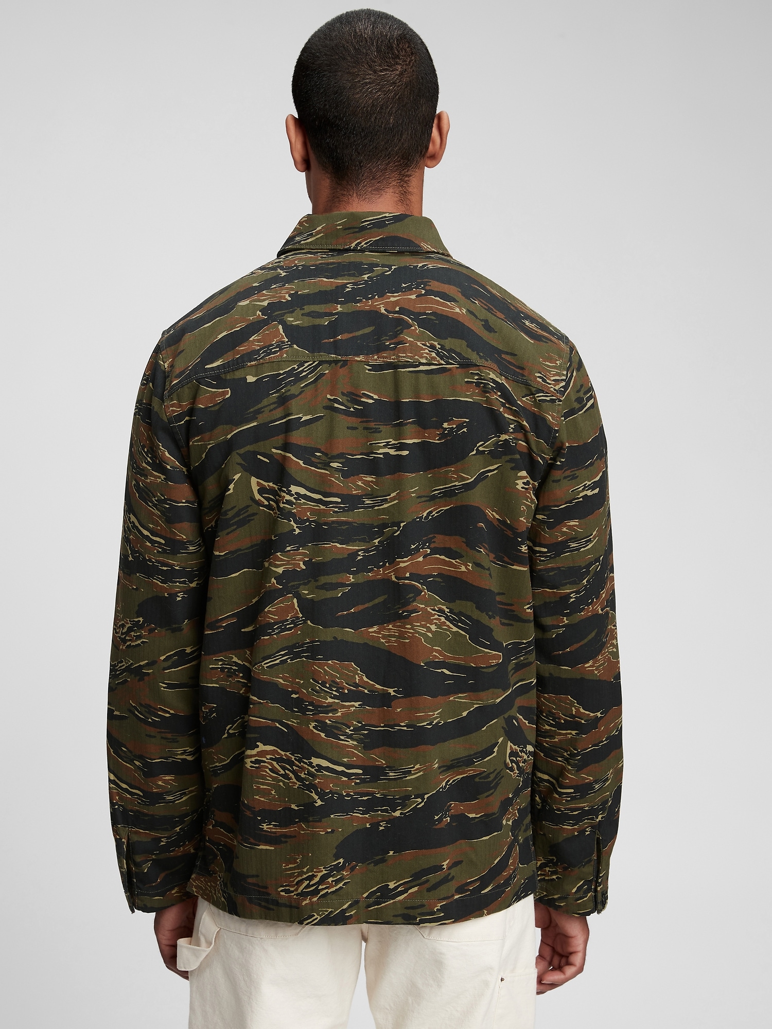 gap camo coat