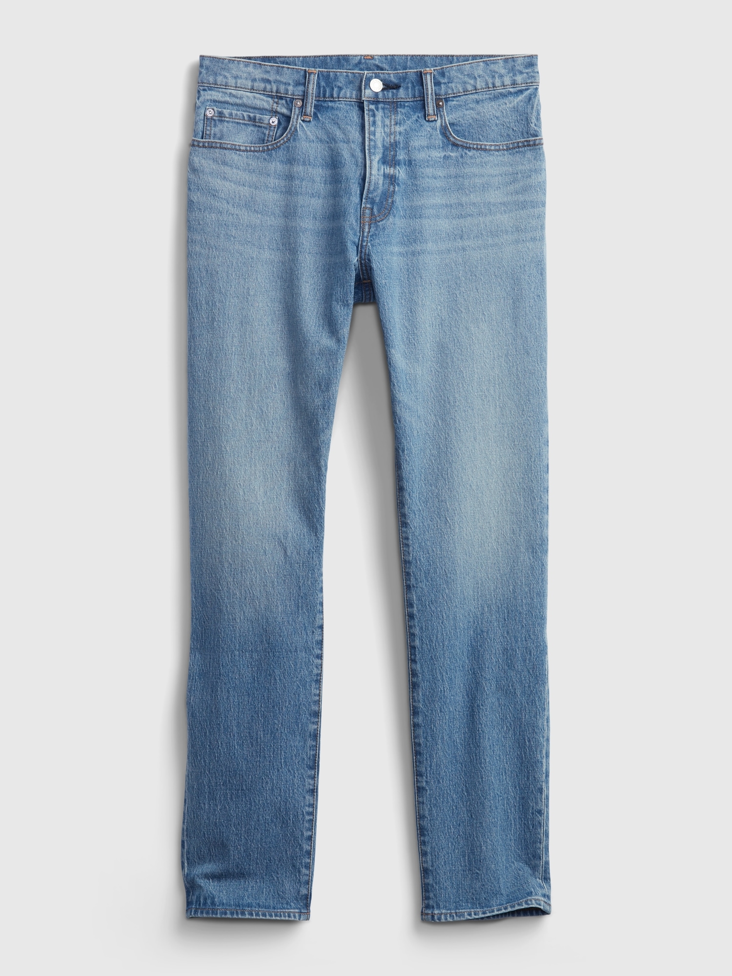 GAP Mens Soft Wear Slim Fit Jeans, Light Wash, 36W x 34L US at