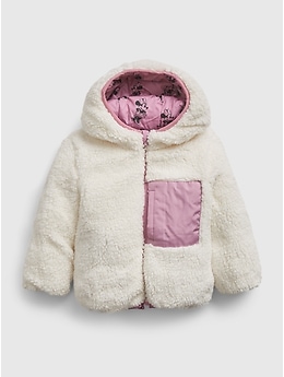 babyGap | Disney Minnie Mouse Reversible Sherpa ColdControl Max