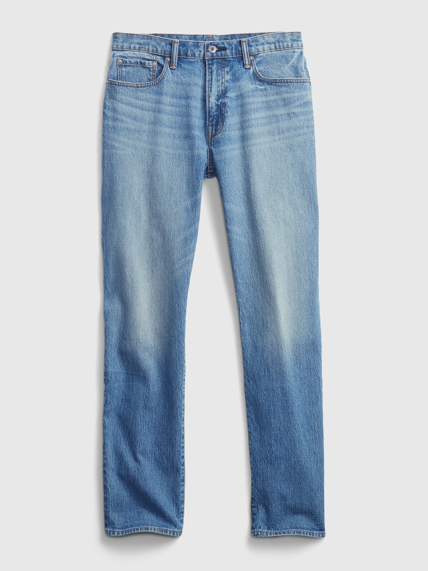 Mens Gap Slim Straight Stretch GapFlex Washwell Jeans in Resin