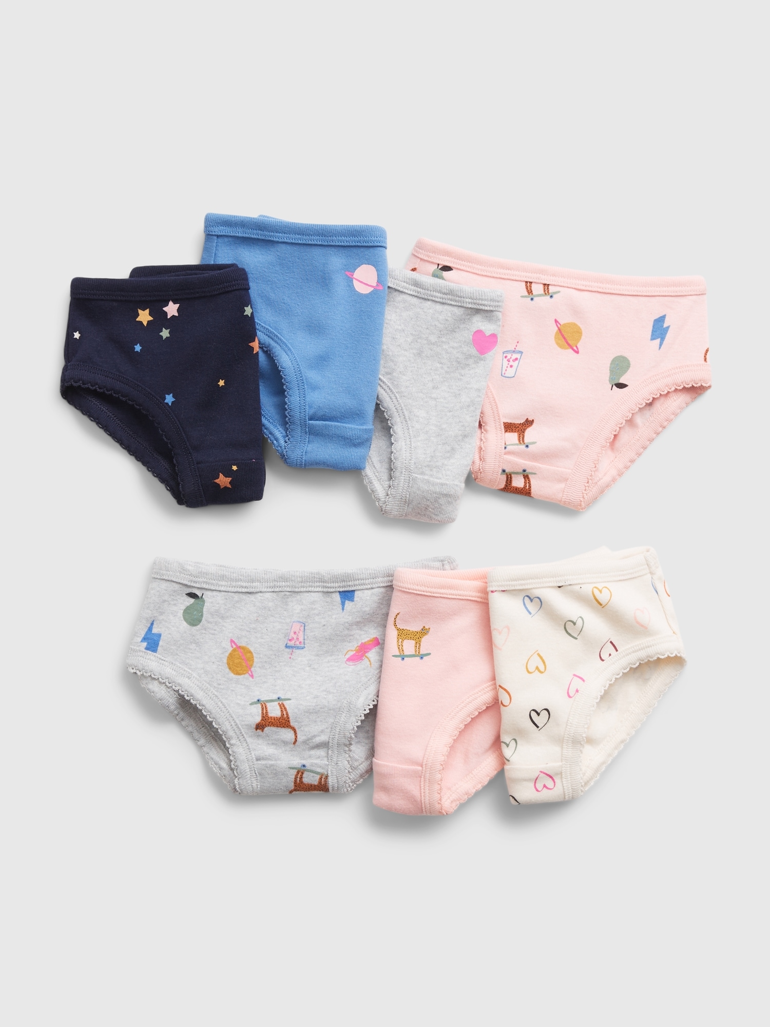 Girls' 10pk Cotton Bikini Underwear - Cat & Jack™ 4