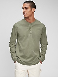 gap mens henley shirts