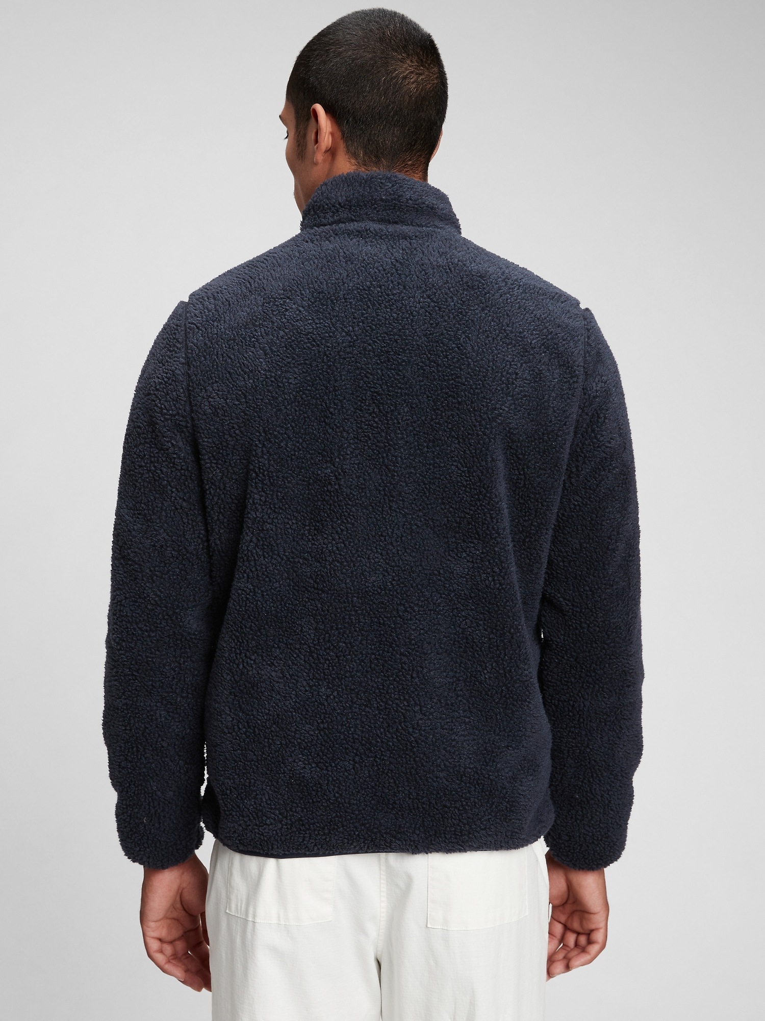 gap mens fleece jacket