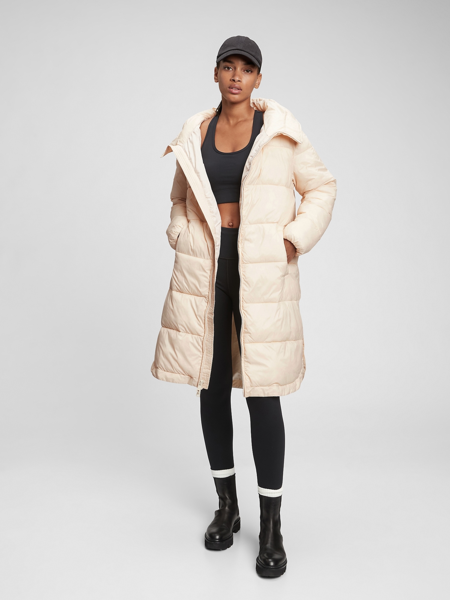 Recycled Nylon Relaxed Lightweight Puffer Jacket | Gap