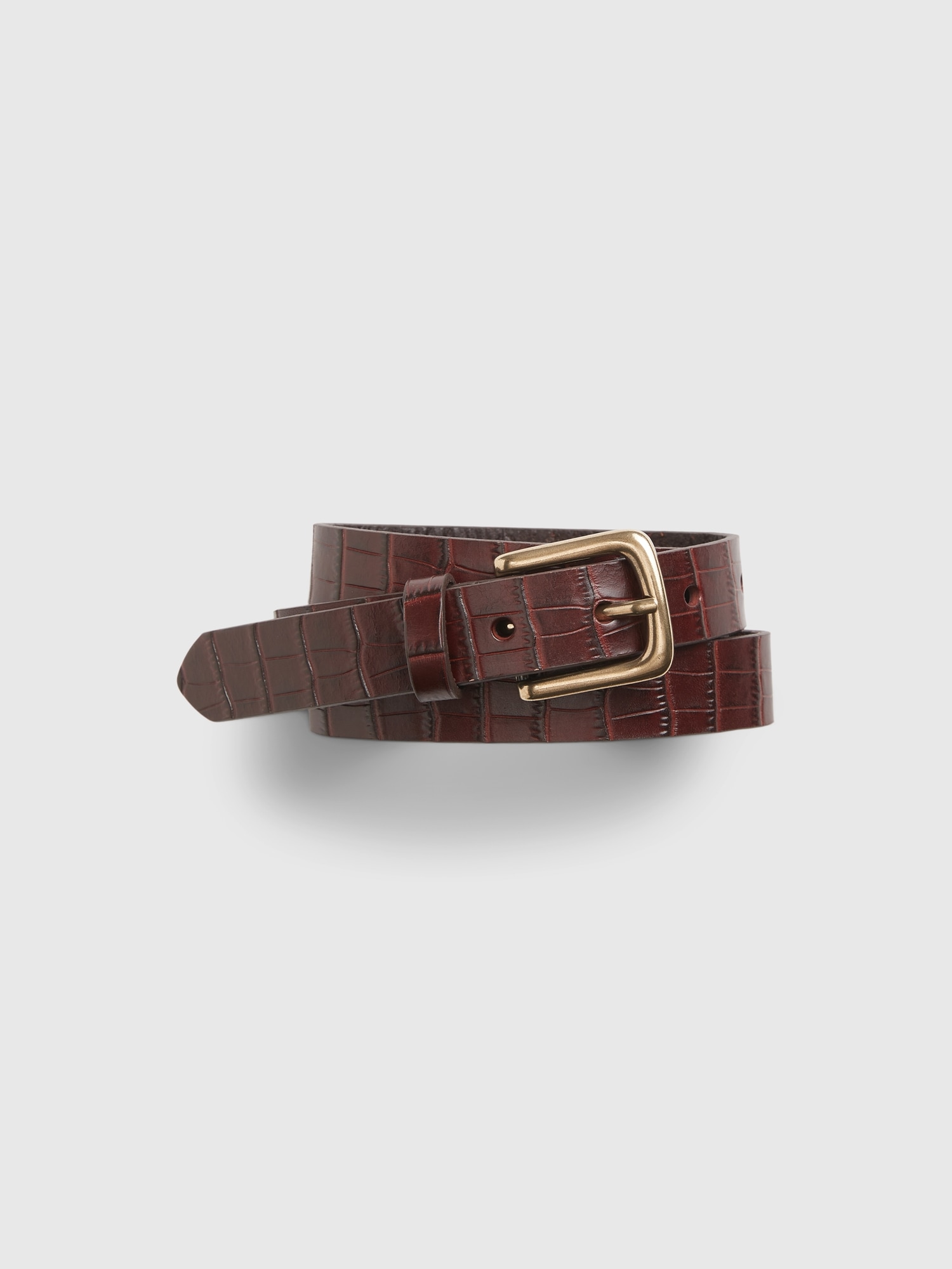 ceinture peau de crocodile