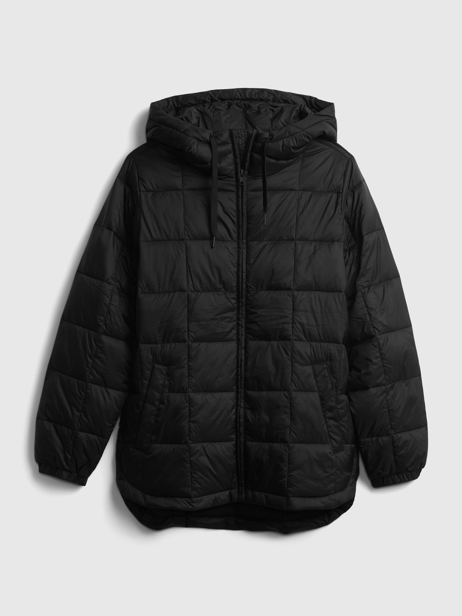 Regular Fit Black Puffer Jacket – One Degree