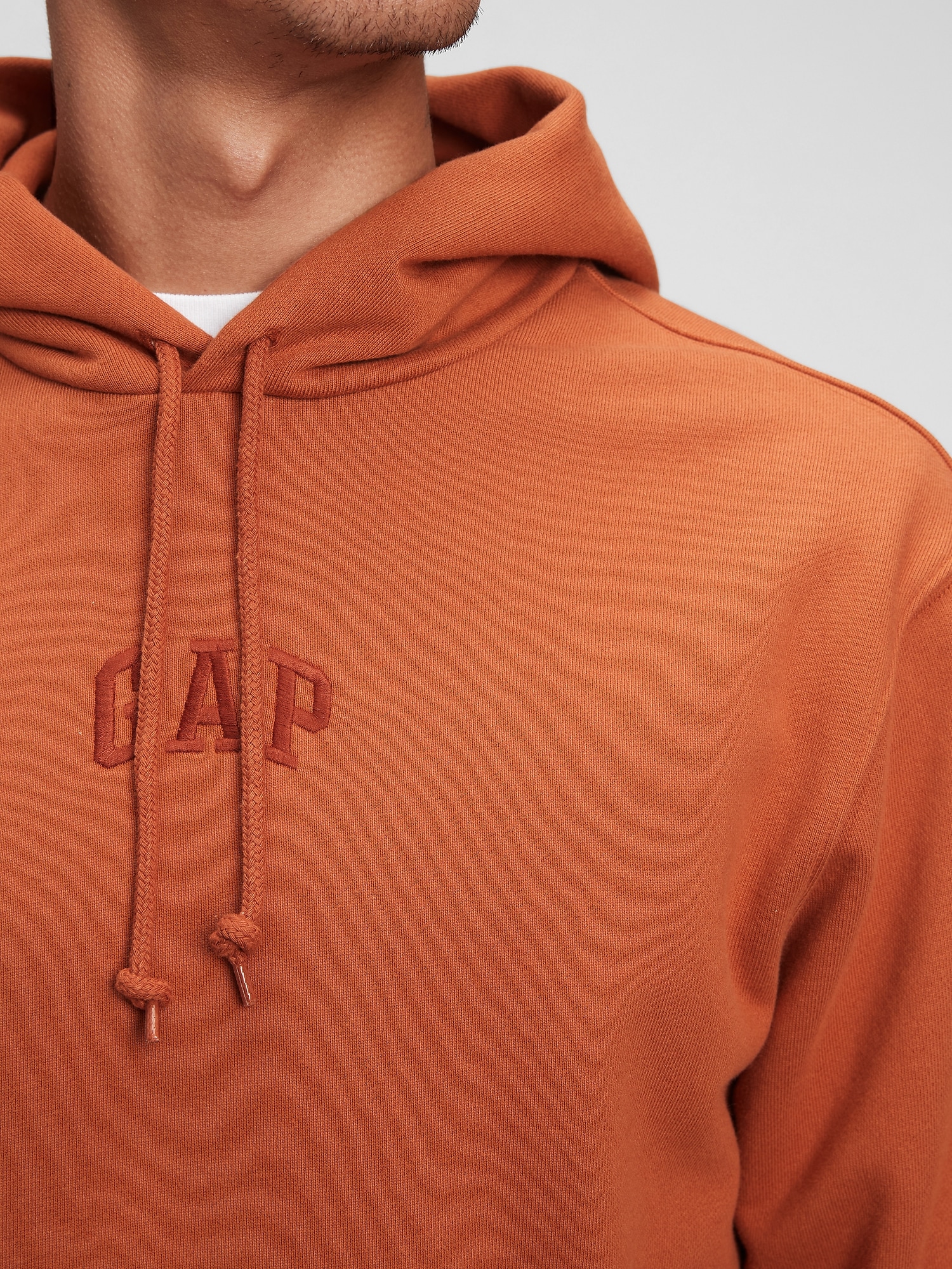 Orange best sale gap hoodie