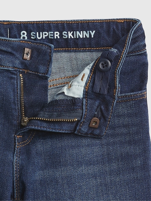 Image number 7 showing, Kids Mid Rise Super Skinny Jeans
