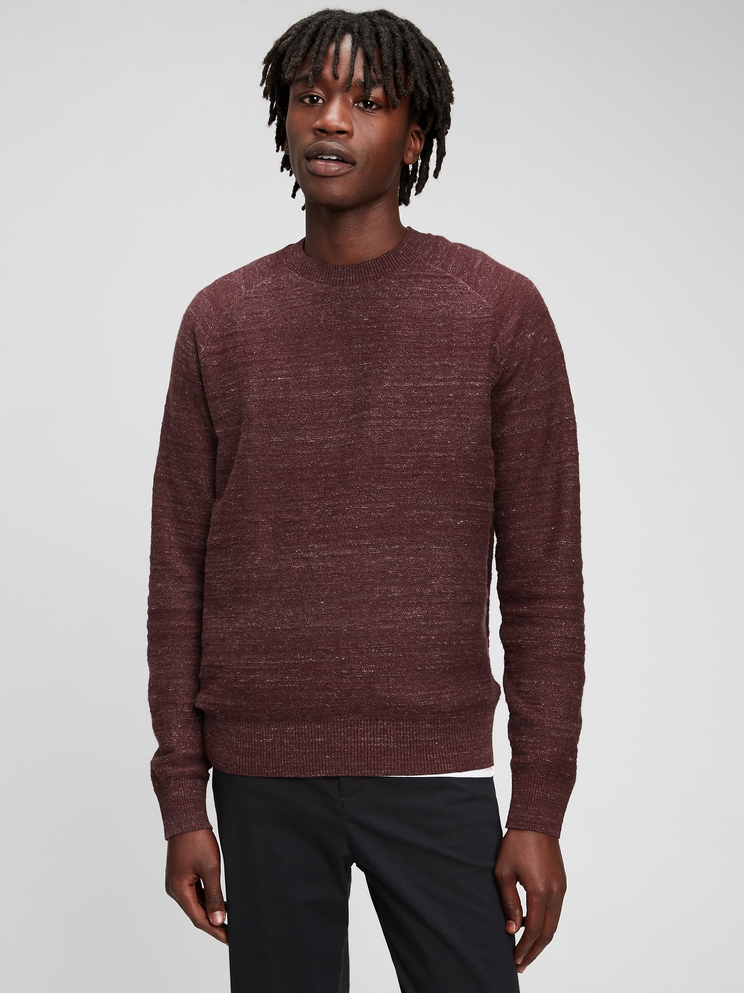 gap men's crew neck sweater