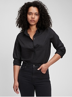 gap side button wrap dress