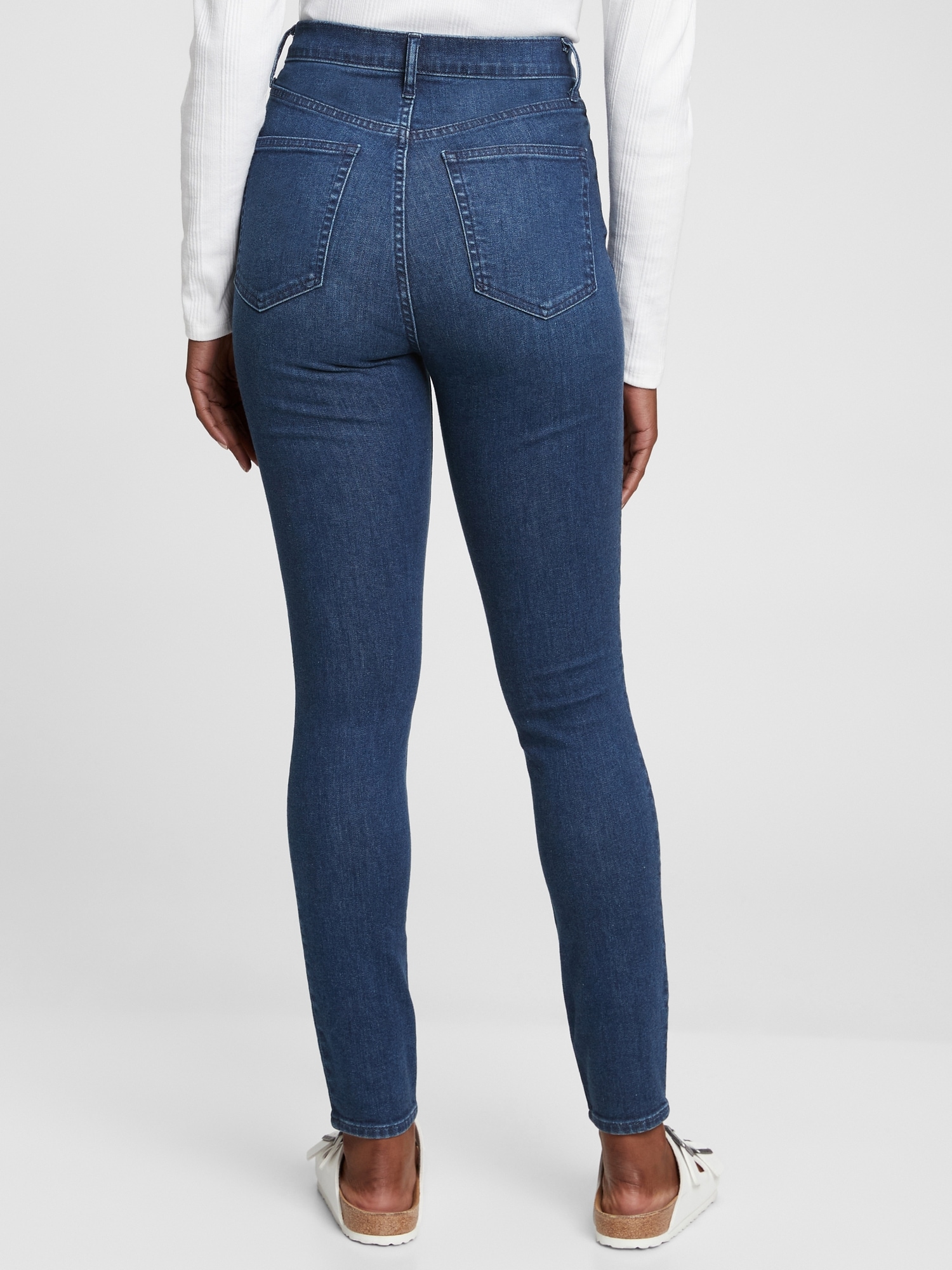 gap sky high true skinny jeans