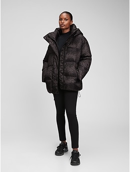 Recycled Oversized Heavyweight Puffer Jacket | Gap