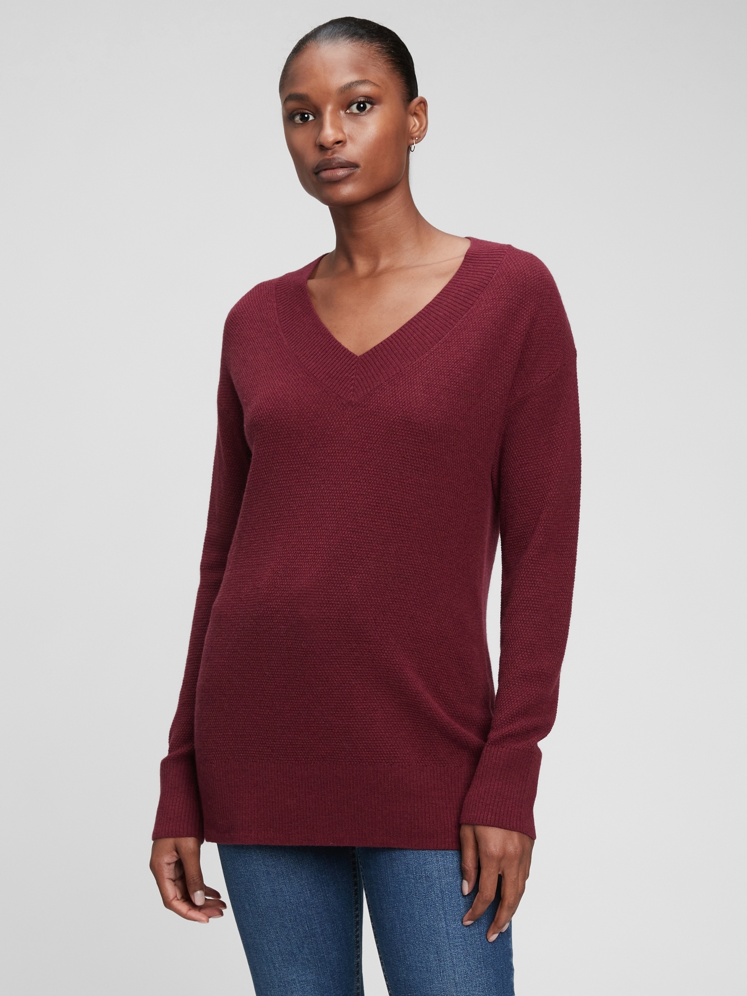 Soft Knit V-Neck Sweater