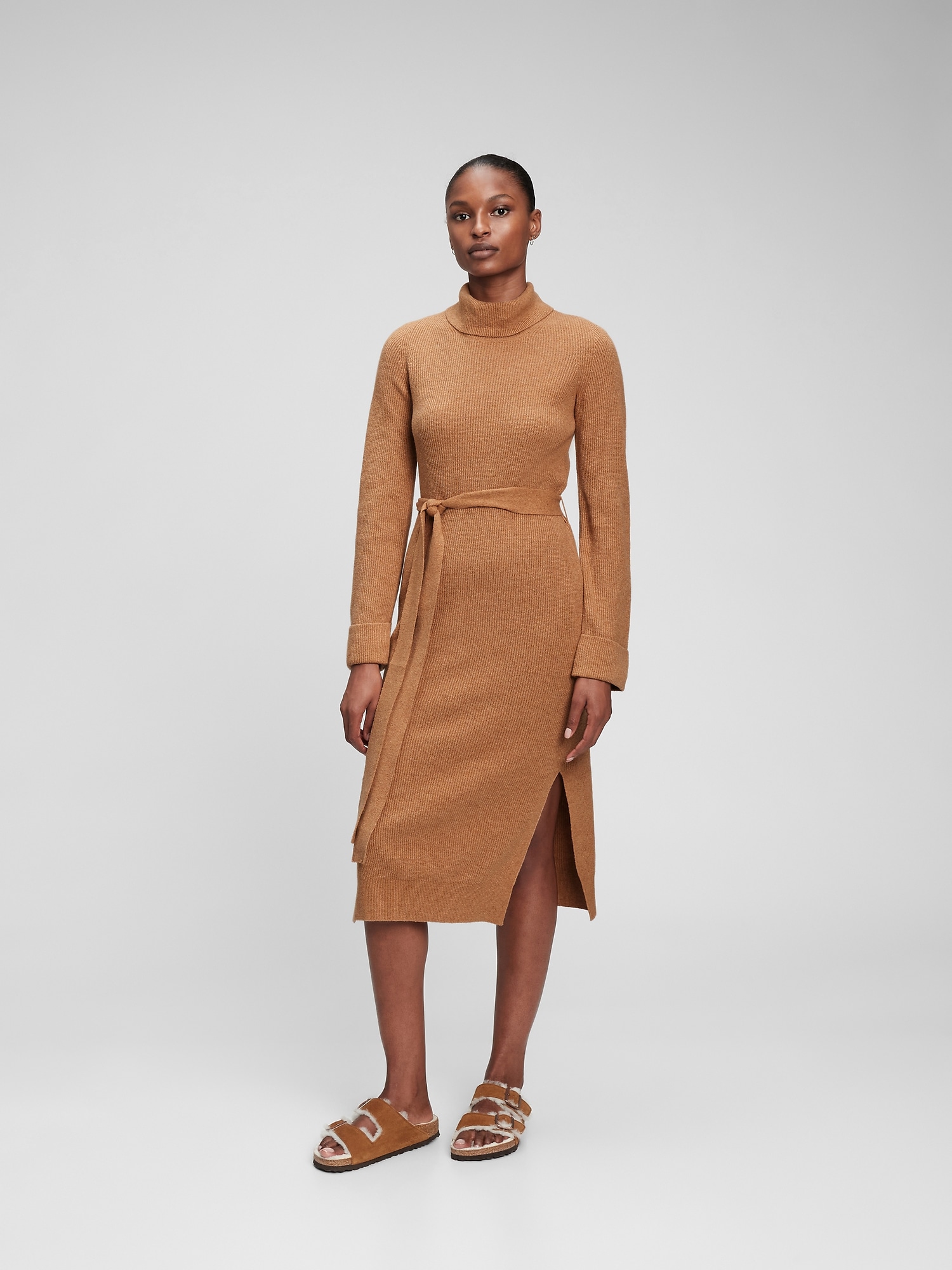 Gap turtleneck deals sweater dress