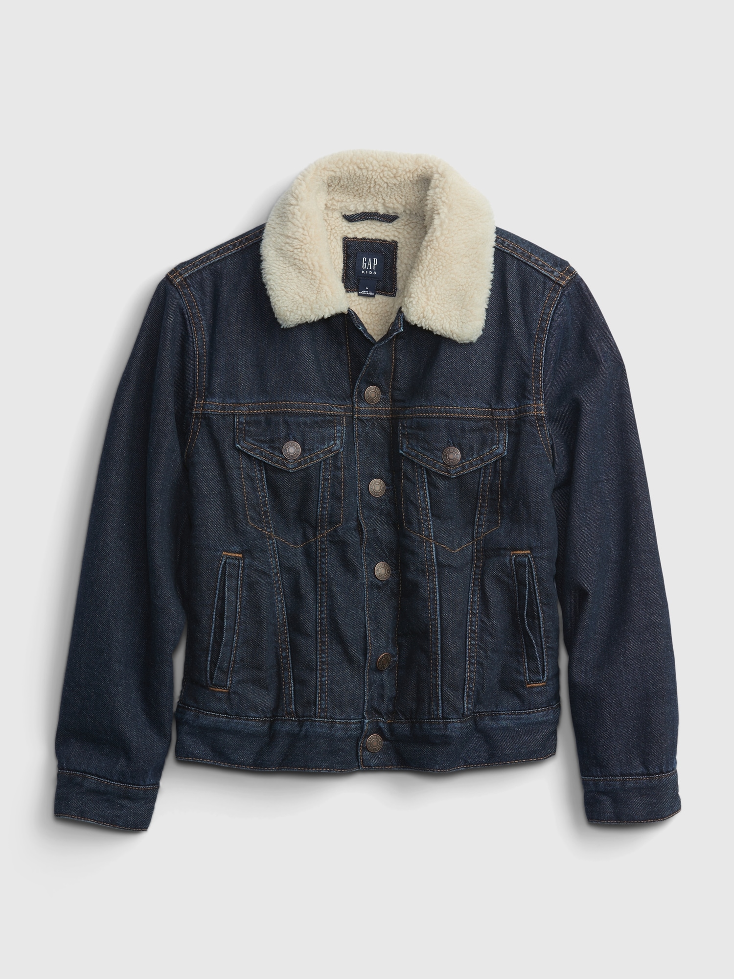 Boys denim outlet sherpa jacket