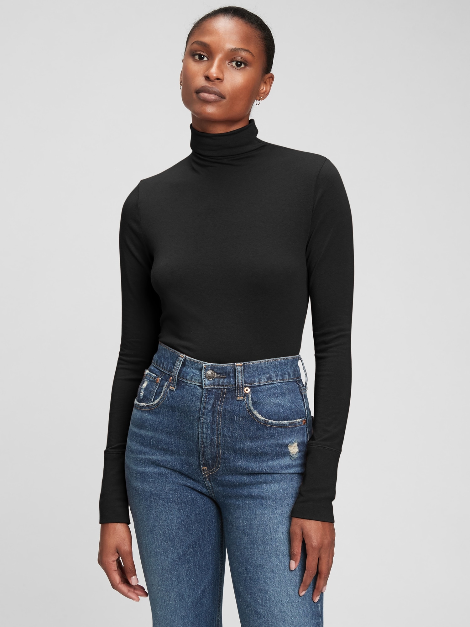 Featherweight Funnel-Neck T-Shirt