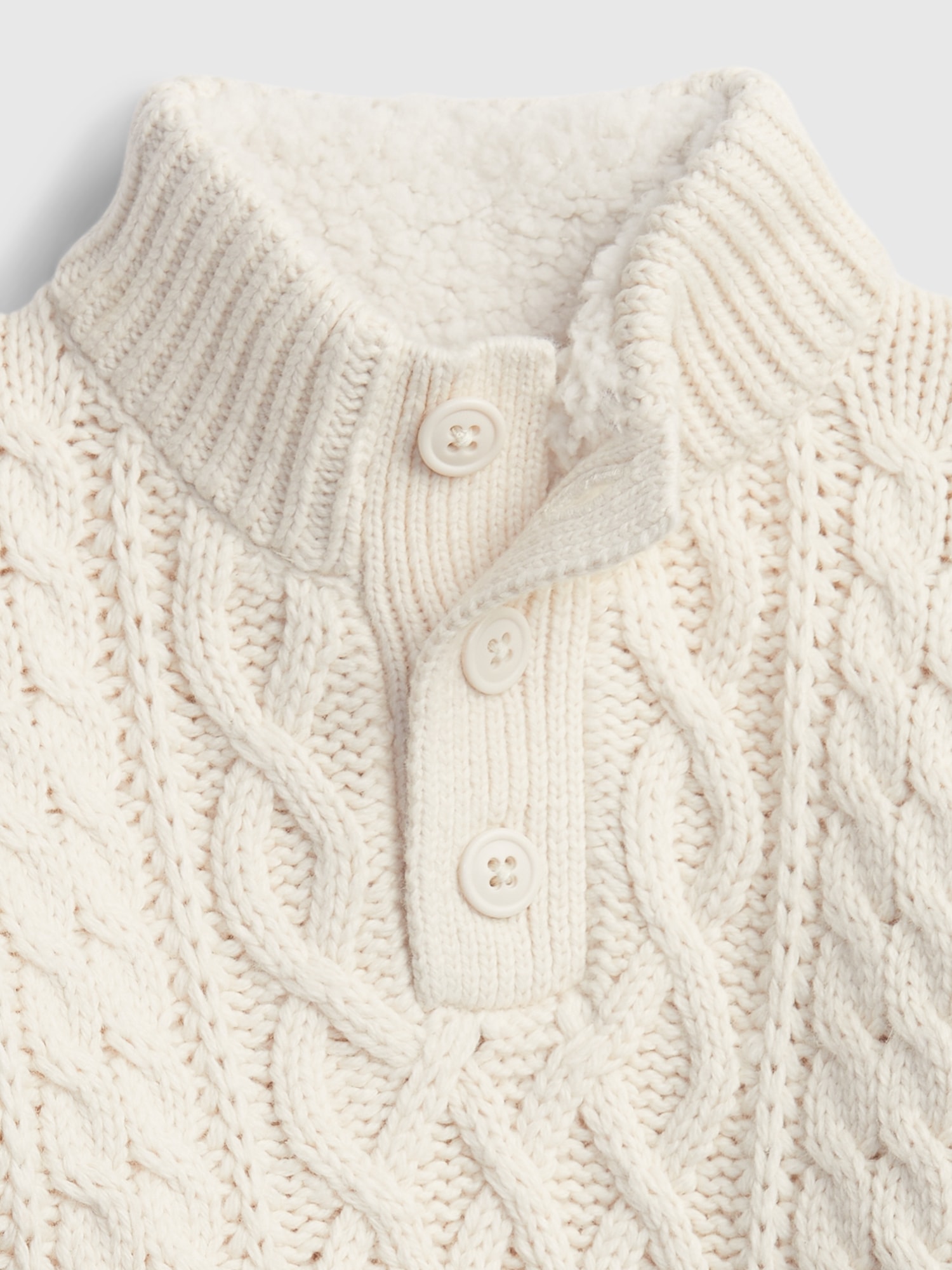 Toddler Mockneck Cable-Knit Sweater | Gap