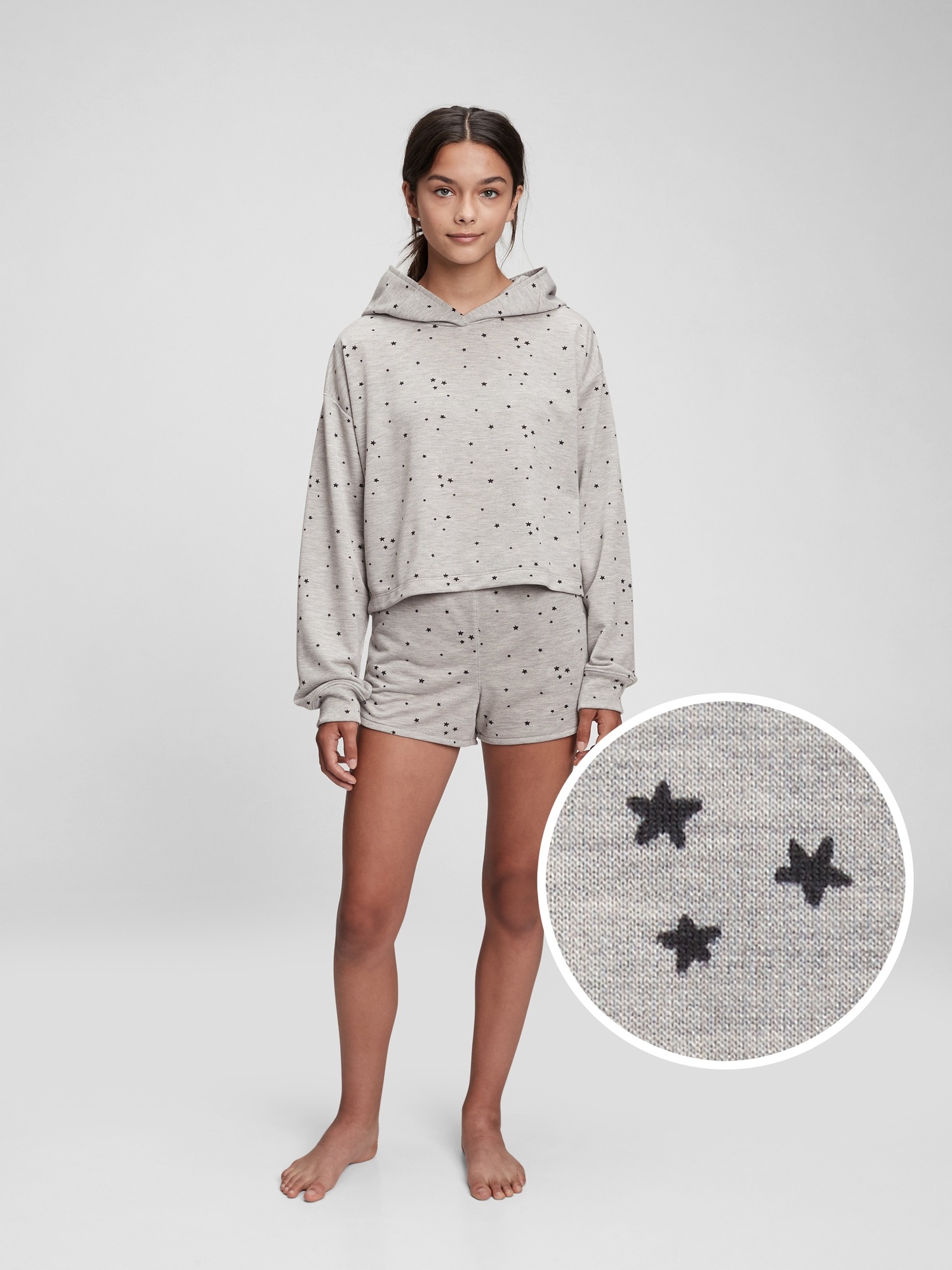 Teen French Terry Hoodie PJ Set Gap