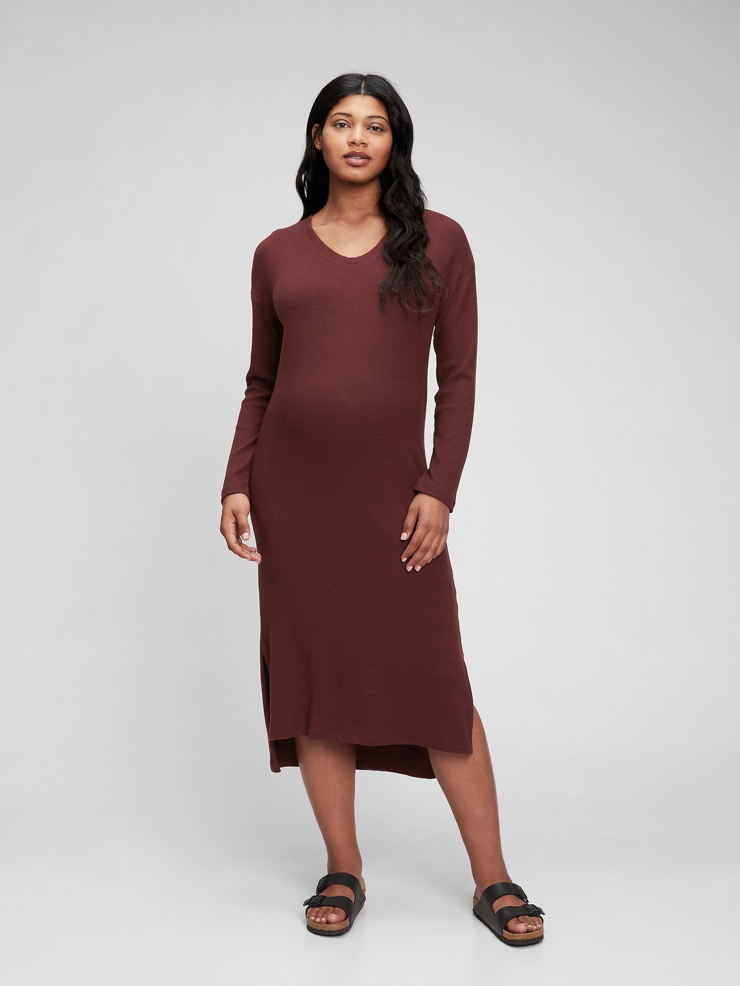 gap black maternity dress