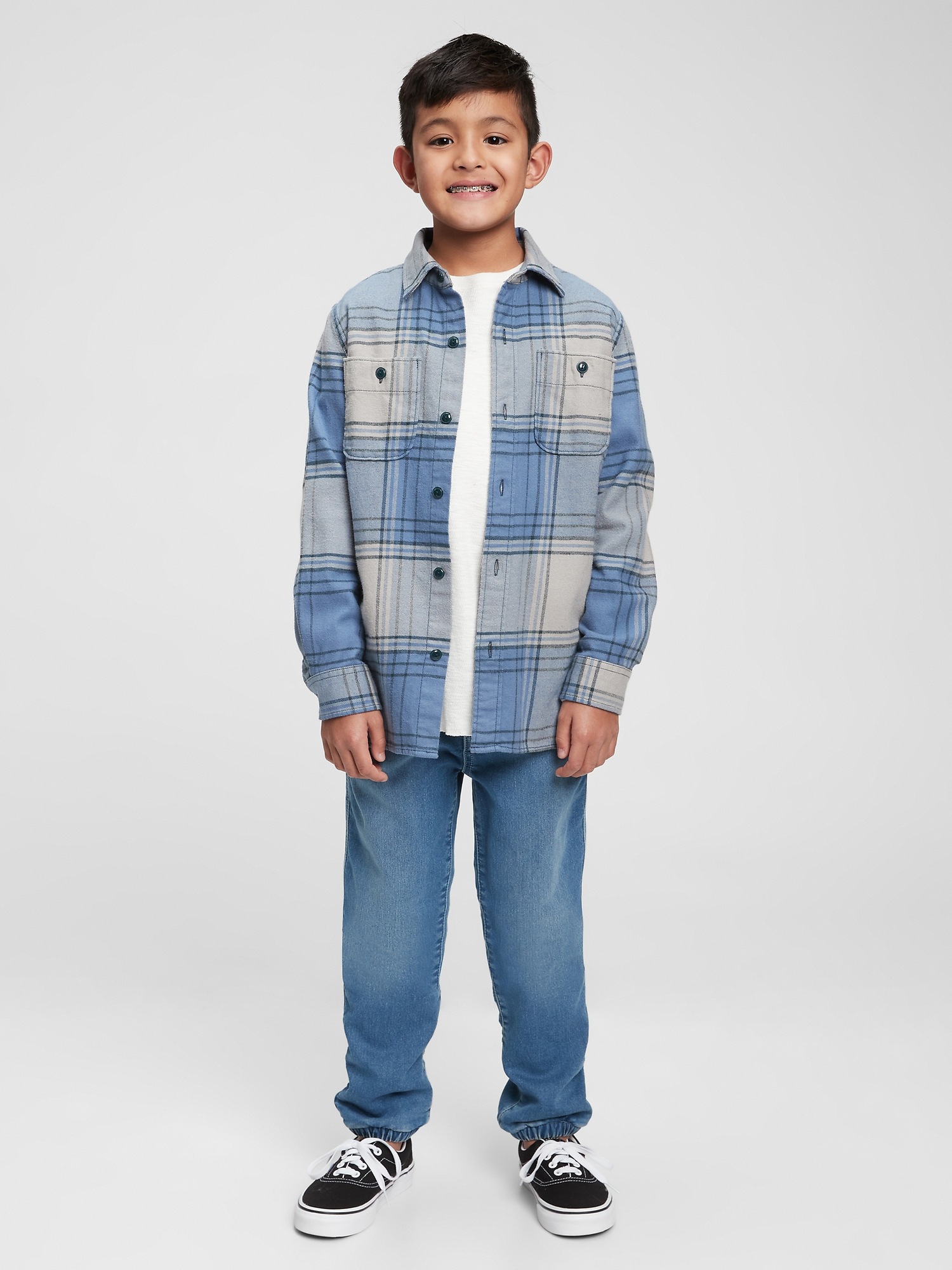 Kids Denim Joggers with Washwell™