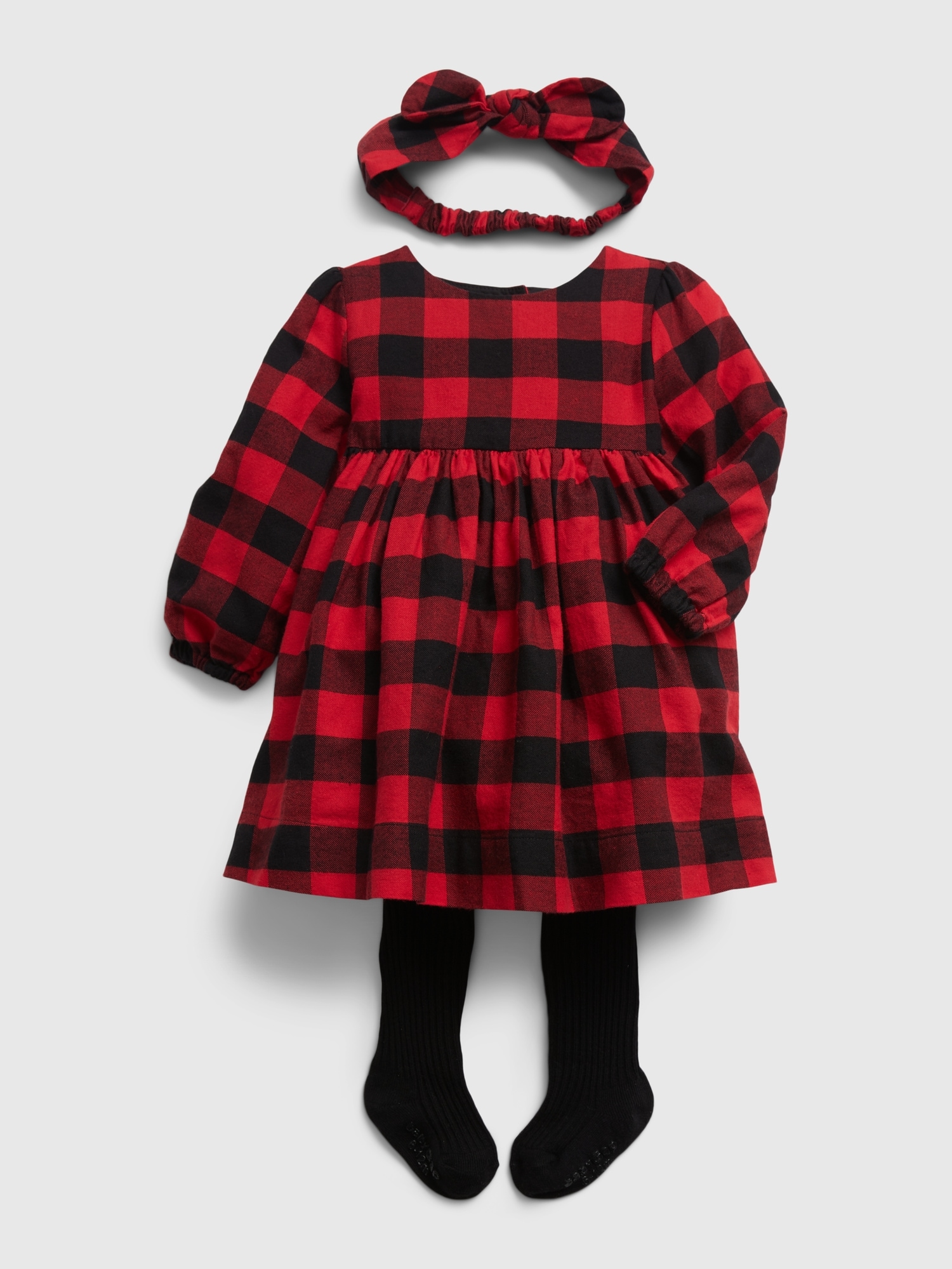 Baby plaid outlet outfit