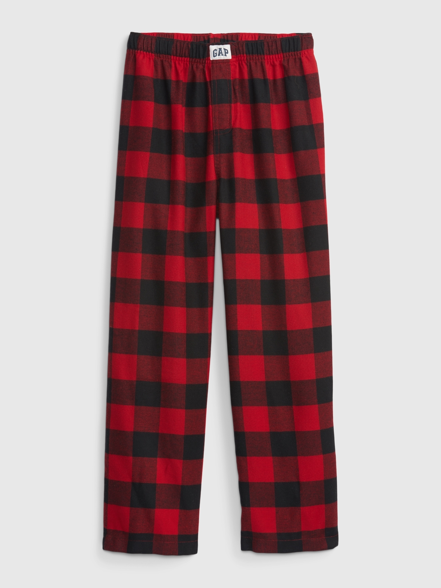 GAP Kids Boys Plaid Flannel Pajama Sleep Pants Bottoms Red White Blue Plaid  4