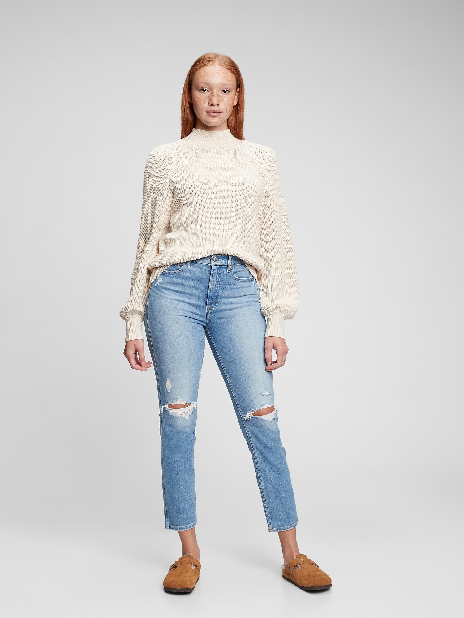 gap stitch knit sweater