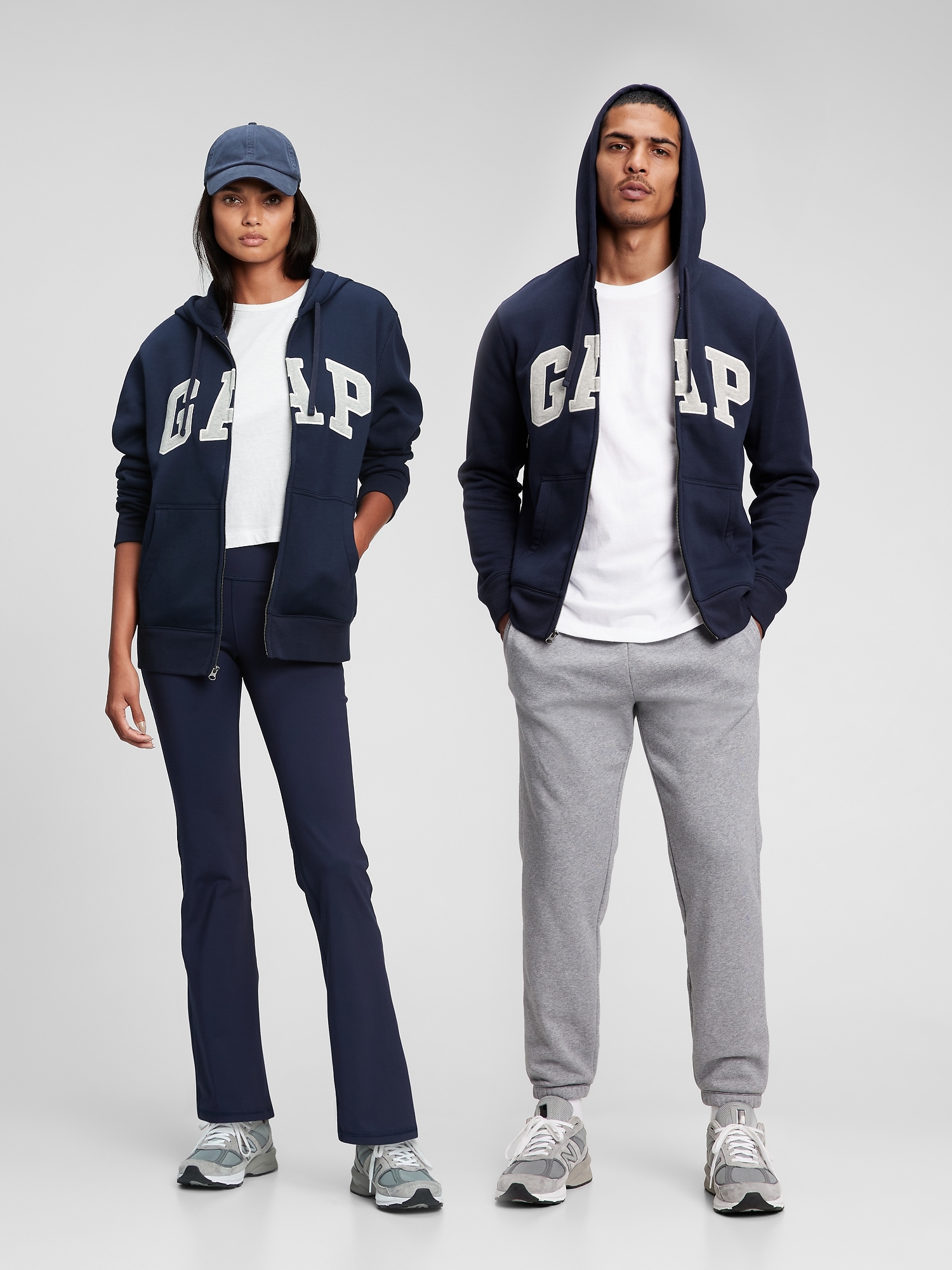 Gap Arch Logo Hoodie blue. 1