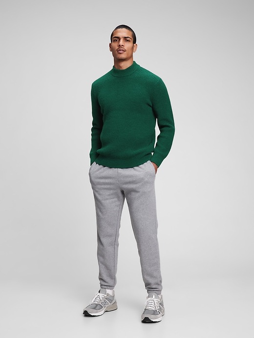 Gap Merino Shaker-Stitch Mockneck Sweater. 1