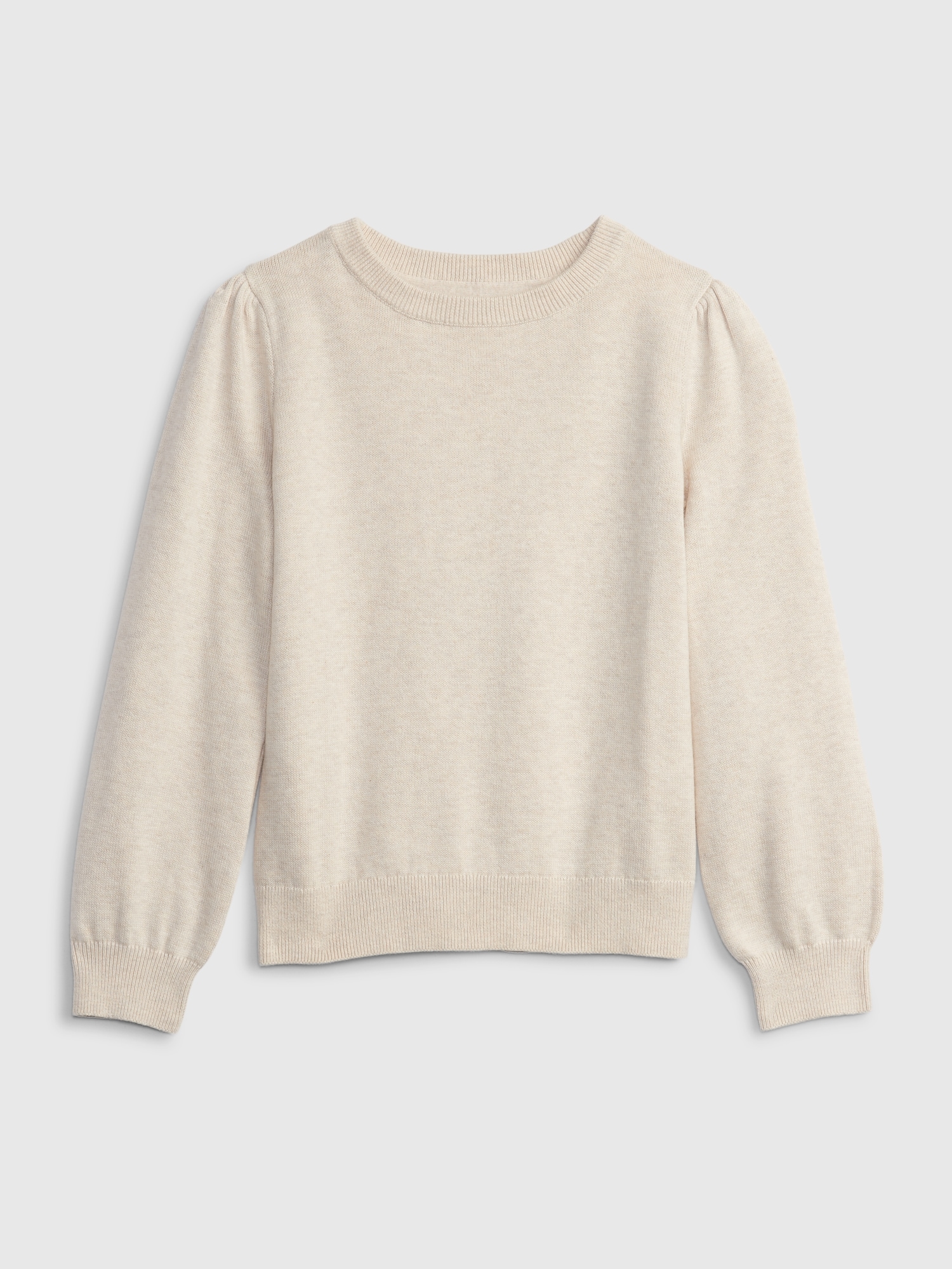 Gap Kids Crewneck Sweater beige. 1