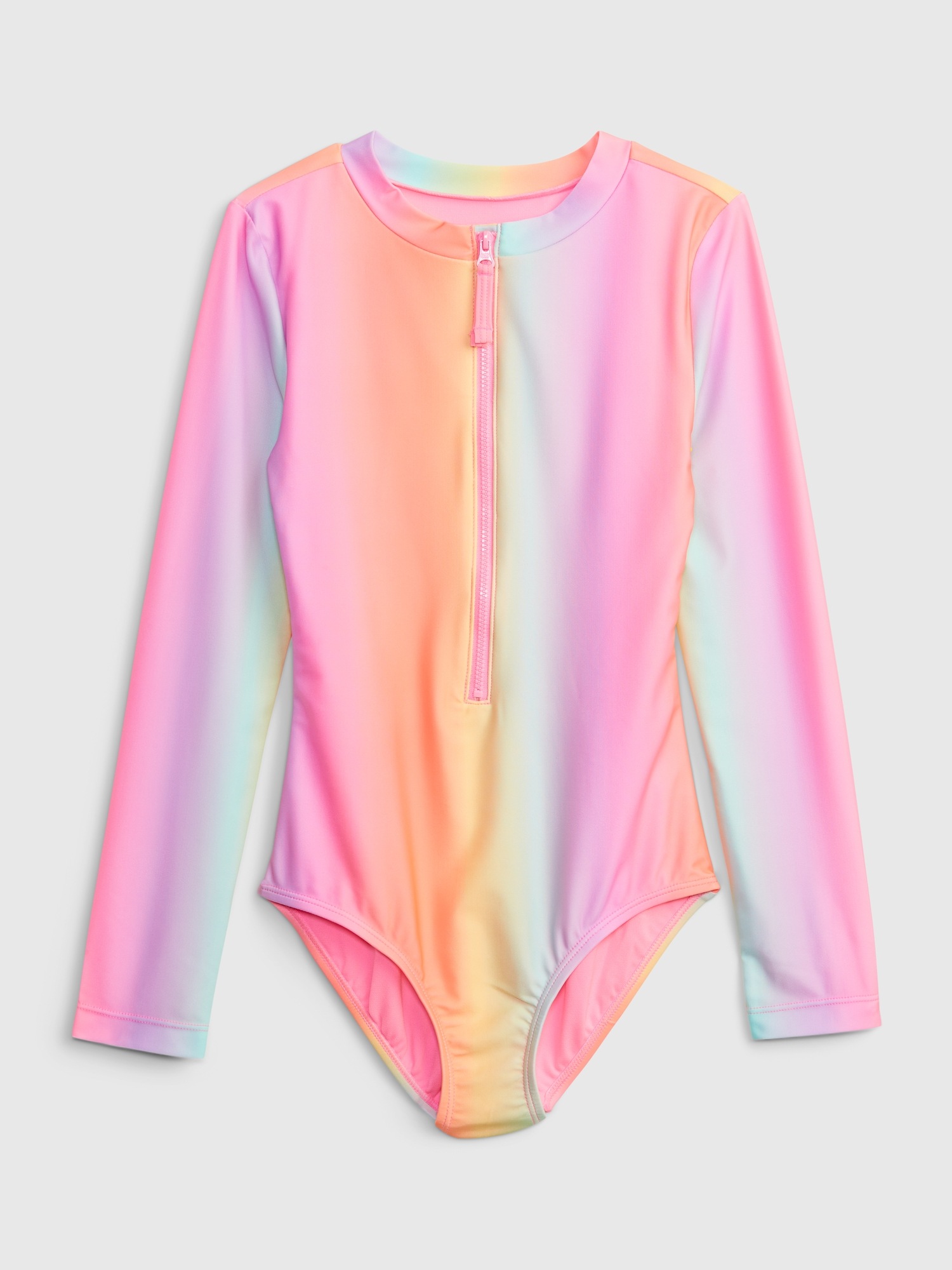 Kids Recycled Tie Dye Swim Rash Guard One Piece Gap