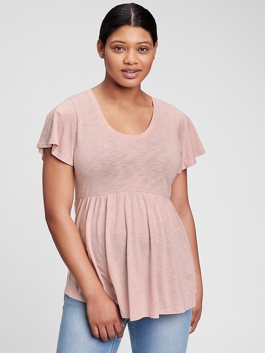 Gap - Maternity Modal Flounce Top