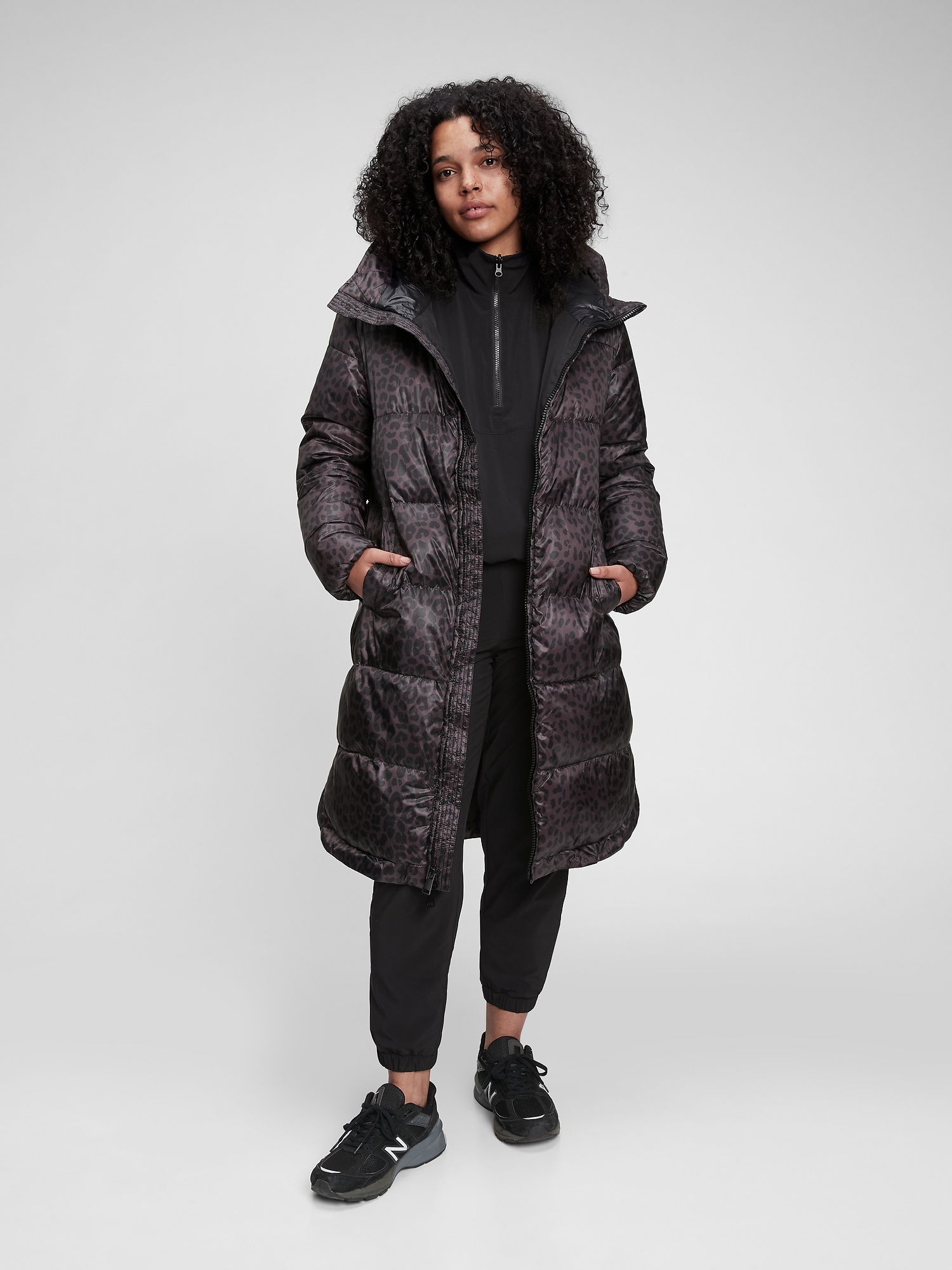 Relaxed Recycled Puffer Coat Gap