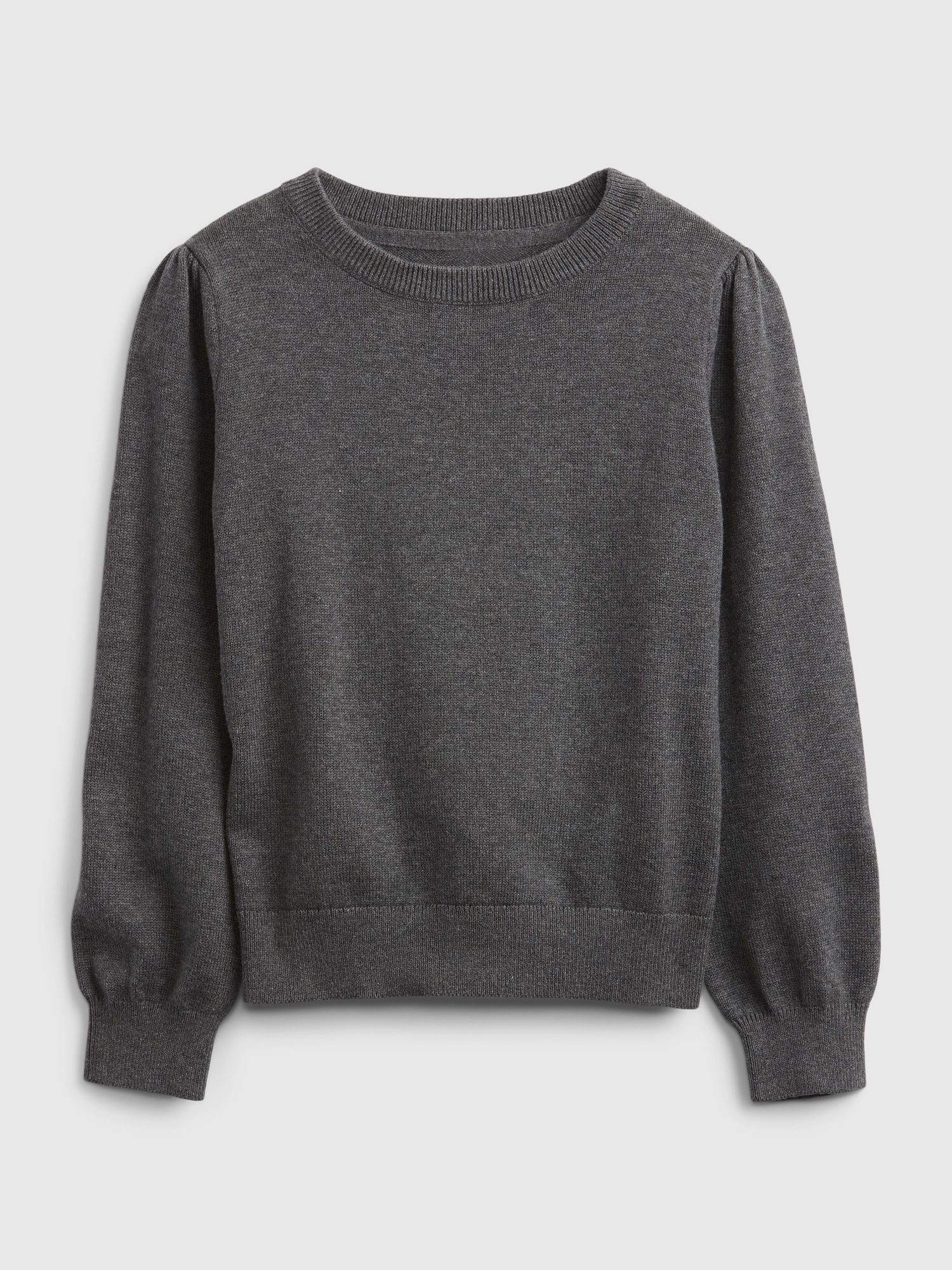 Gap Kids Crewneck Sweater gray. 1