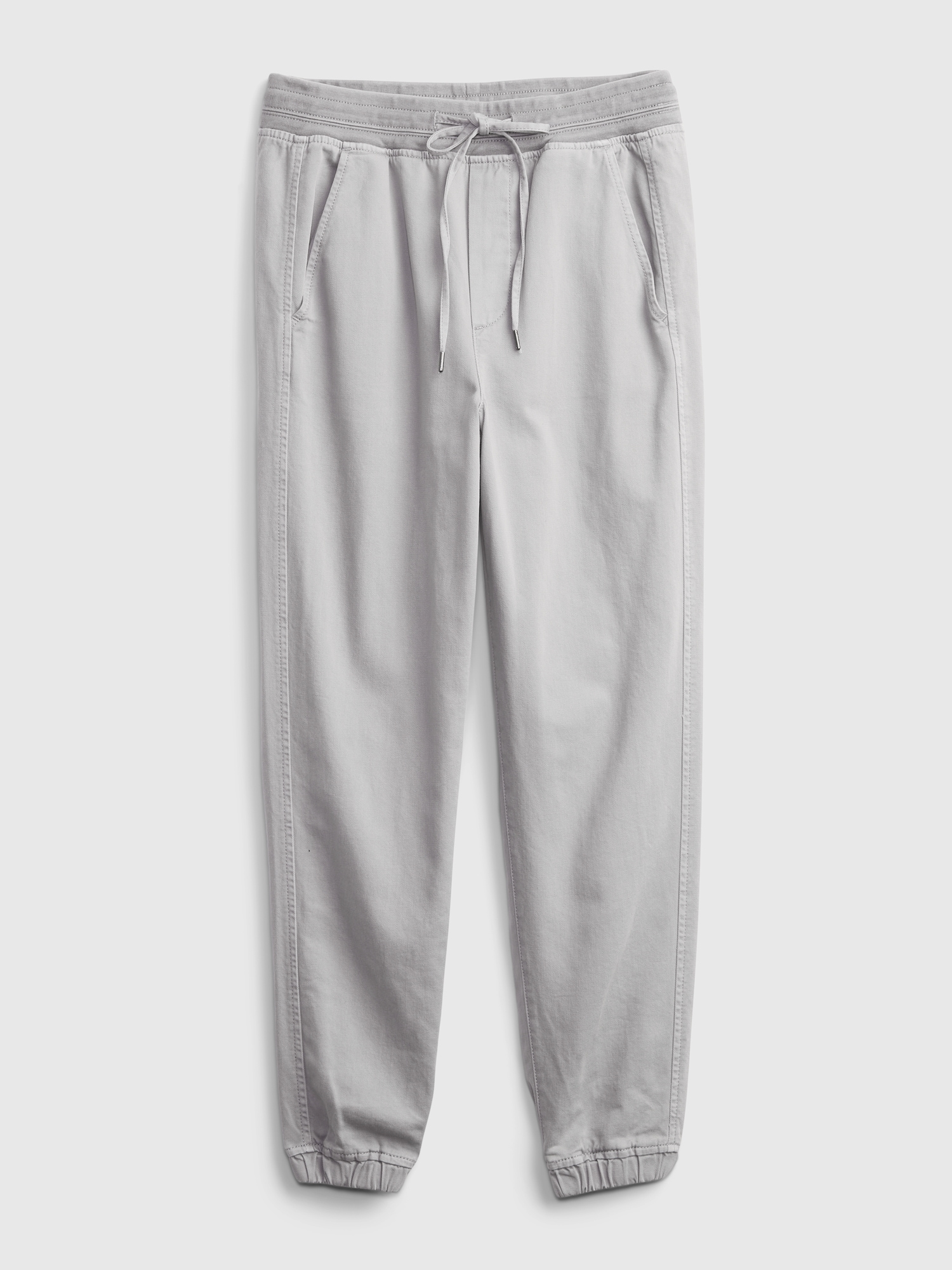 Brushed ribbed joggers