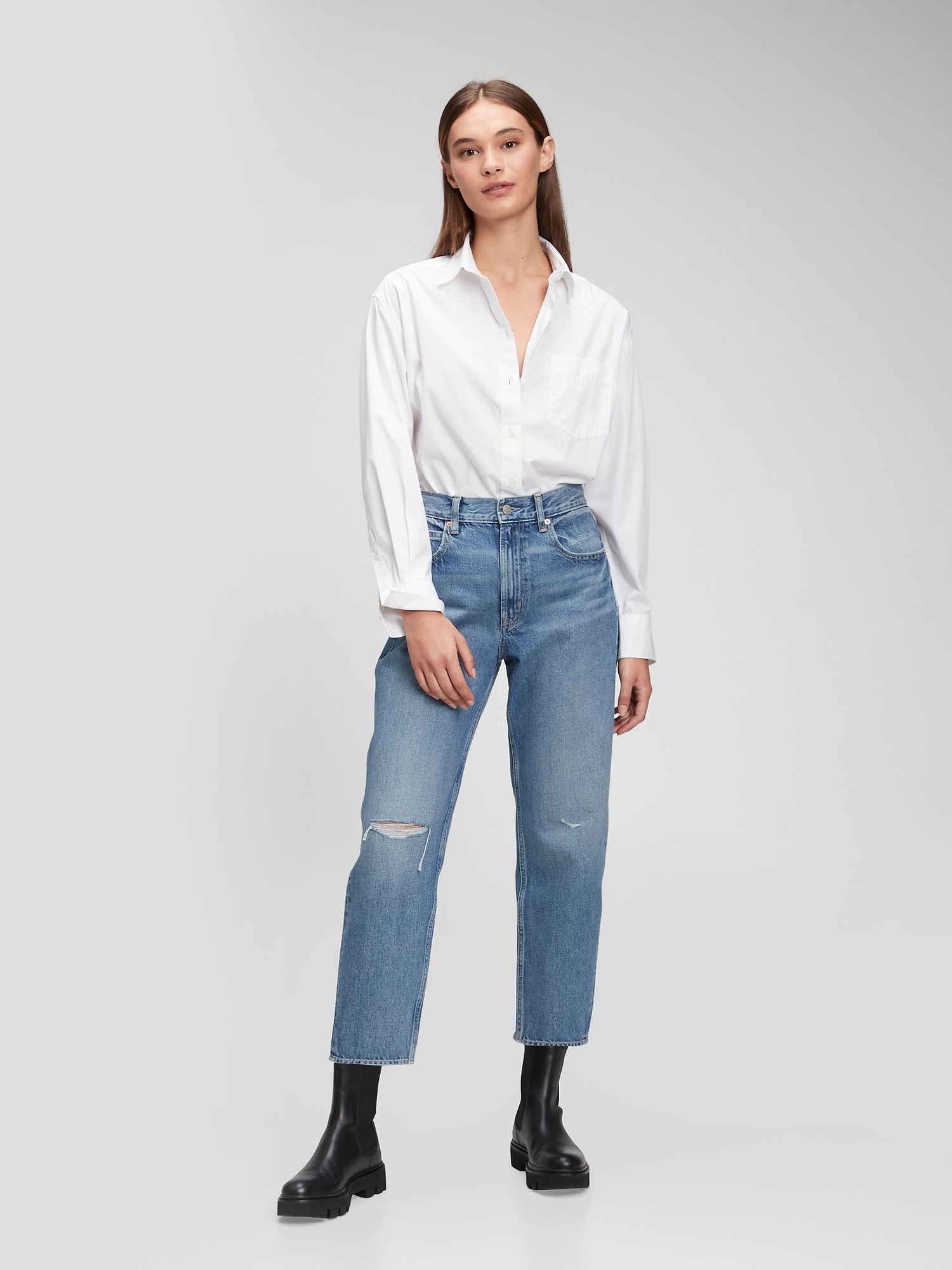 gap barrel jeans