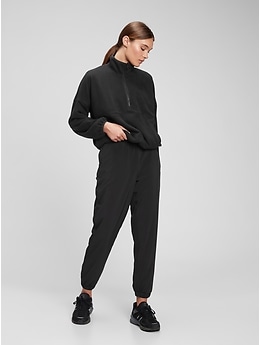 GapFit Recycled Fleece-Lined Track Pants