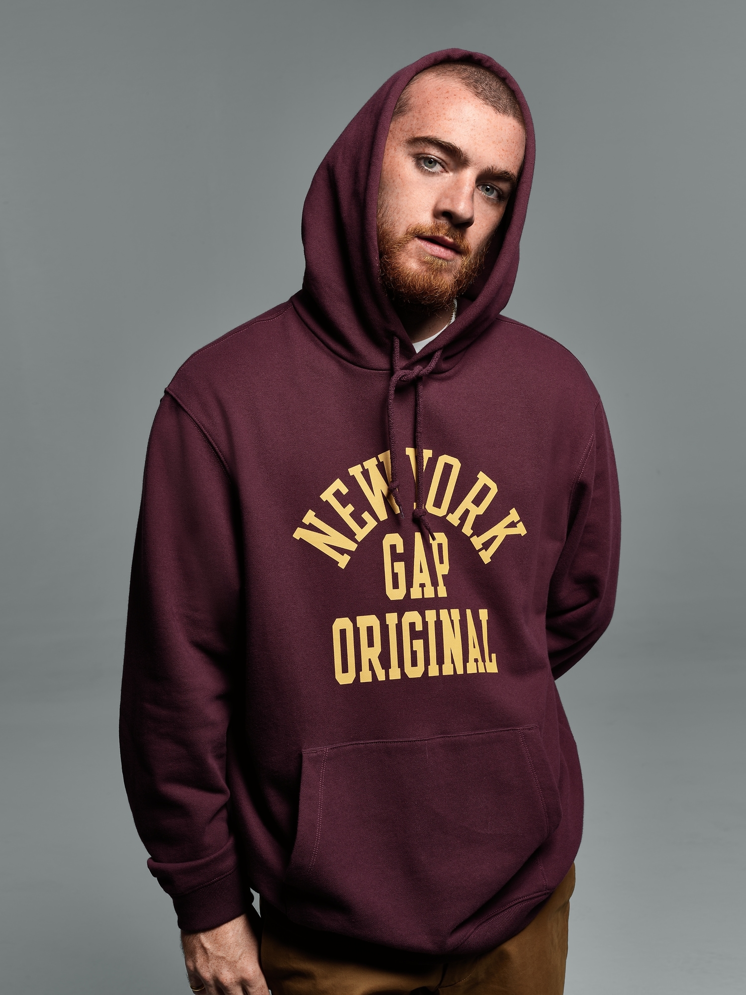 Maroon gap shop hoodie