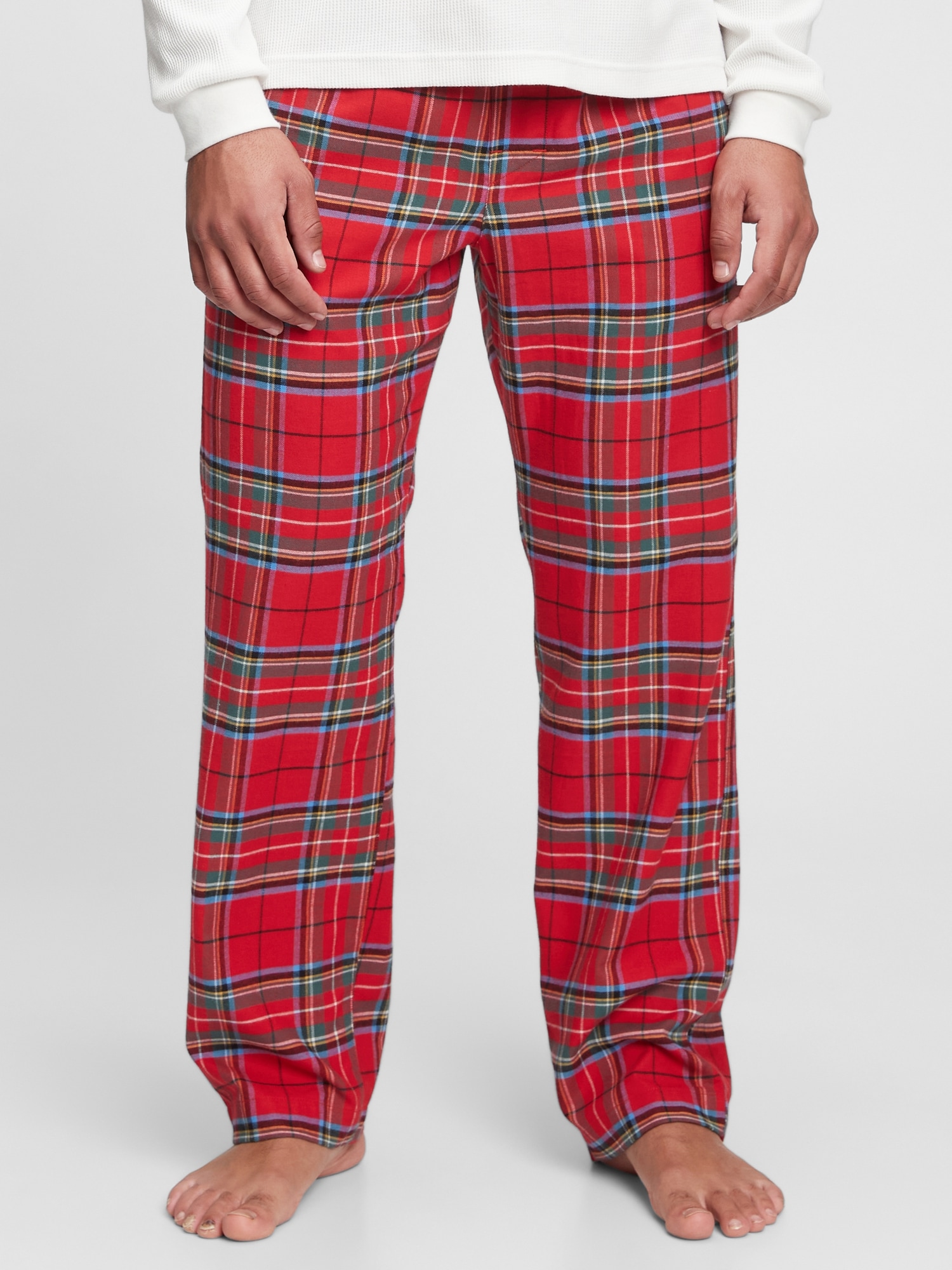 Gap red plaid clearance pants