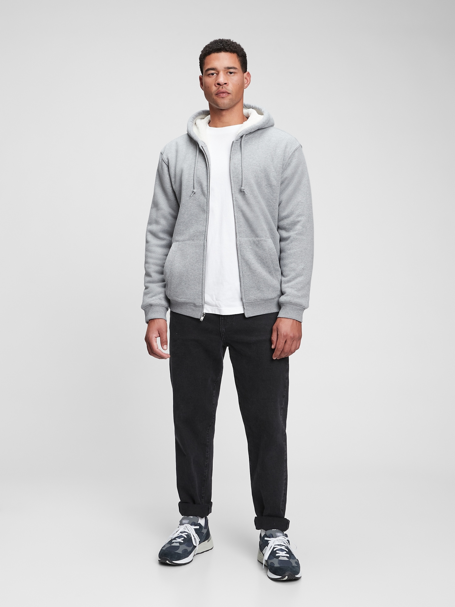 Gap best sale sherpa hoodie