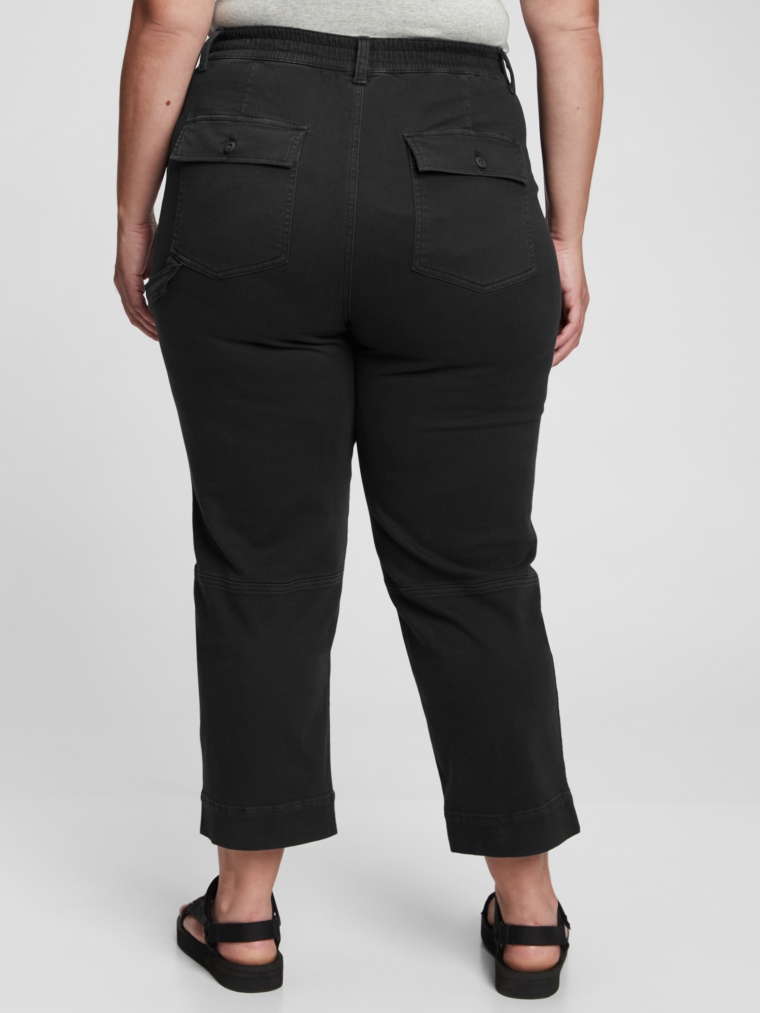 high rise carpenter pants gap