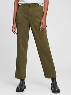 high rise carpenter pants gap