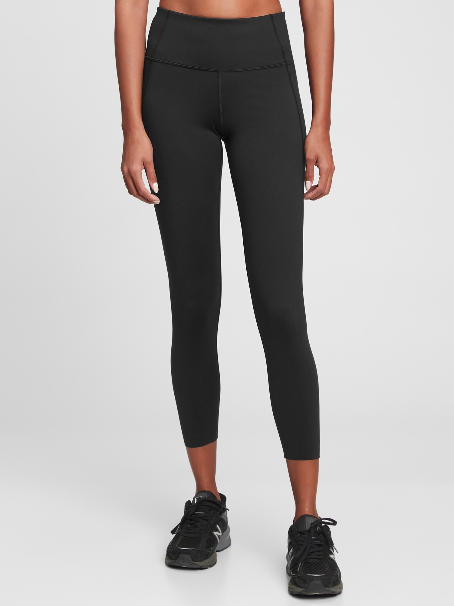  792309-00 Legíny GapFit s vysokým pasem Černá - Women's  high gloss leggings - GAP - 64.91 € - outdoorové oblečení a vybavení shop