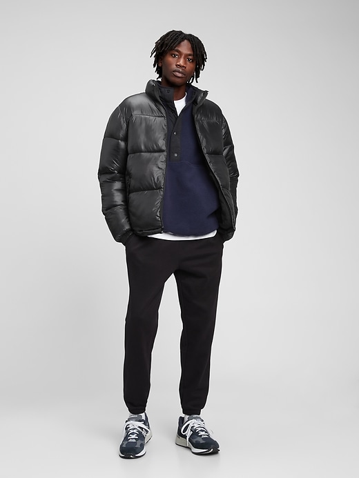 gap recycled quilted jacket