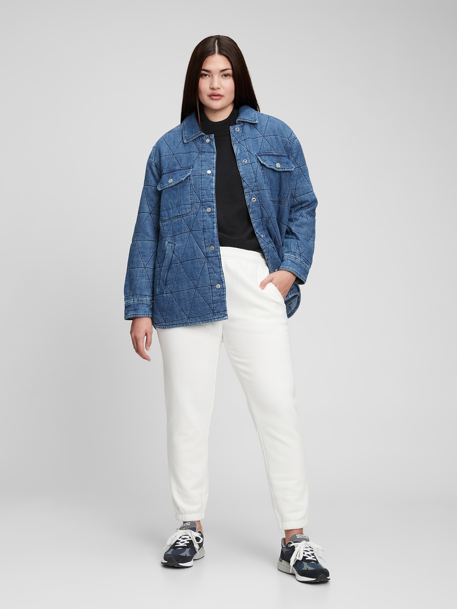 Quilted Denim Jacket | Gap