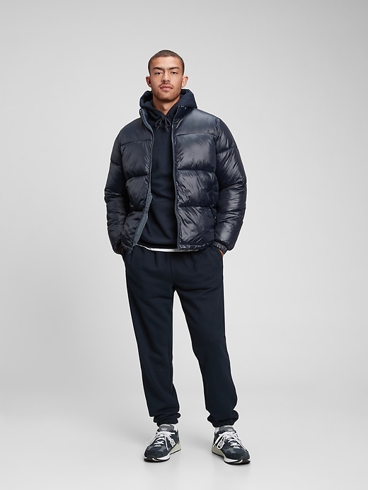 gap recycled quilted jacket